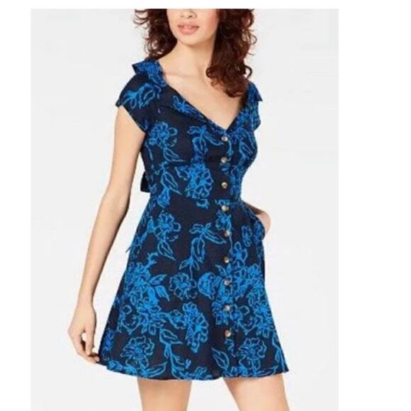 Free People A Thing Called Love Floral Dress - Picture 1 of 7